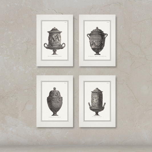 Roman Marble Vases | Giovanni Battista Piranesi | Fine Art Prints